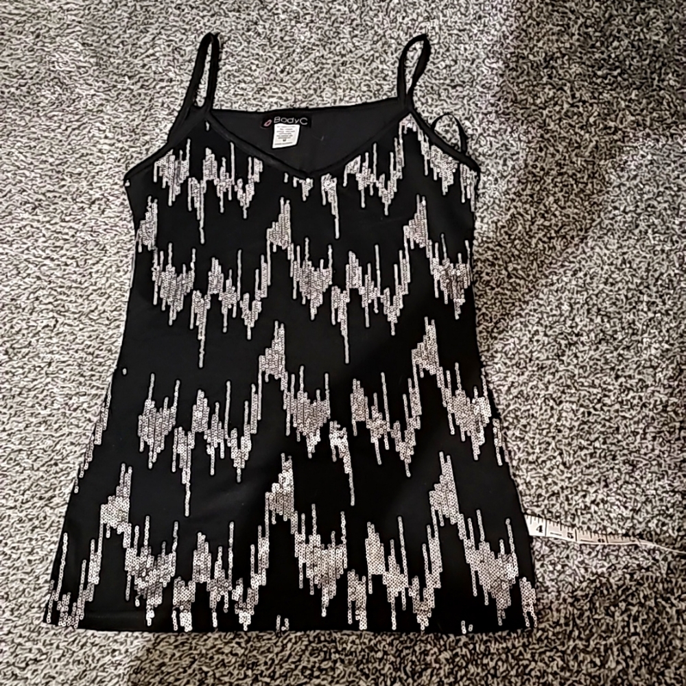 Body central sequin tank top size M